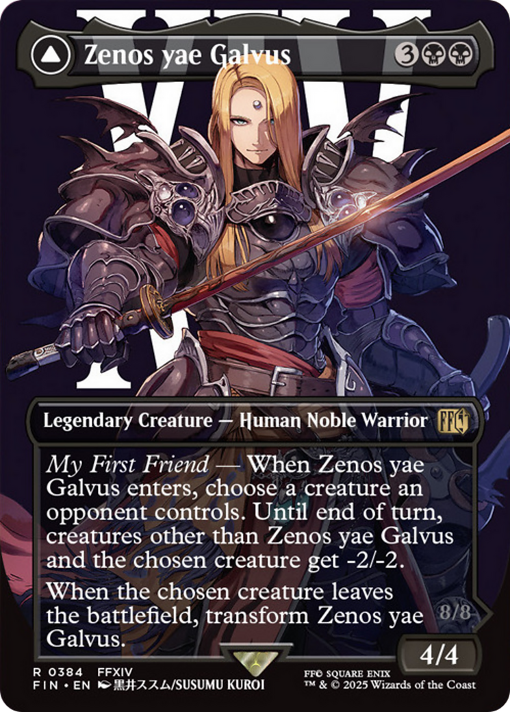 Zenos yae Galvus // Shinryu, Transcendent Rival (Borderless) [FINAL FANTASY] | Rock City Comics