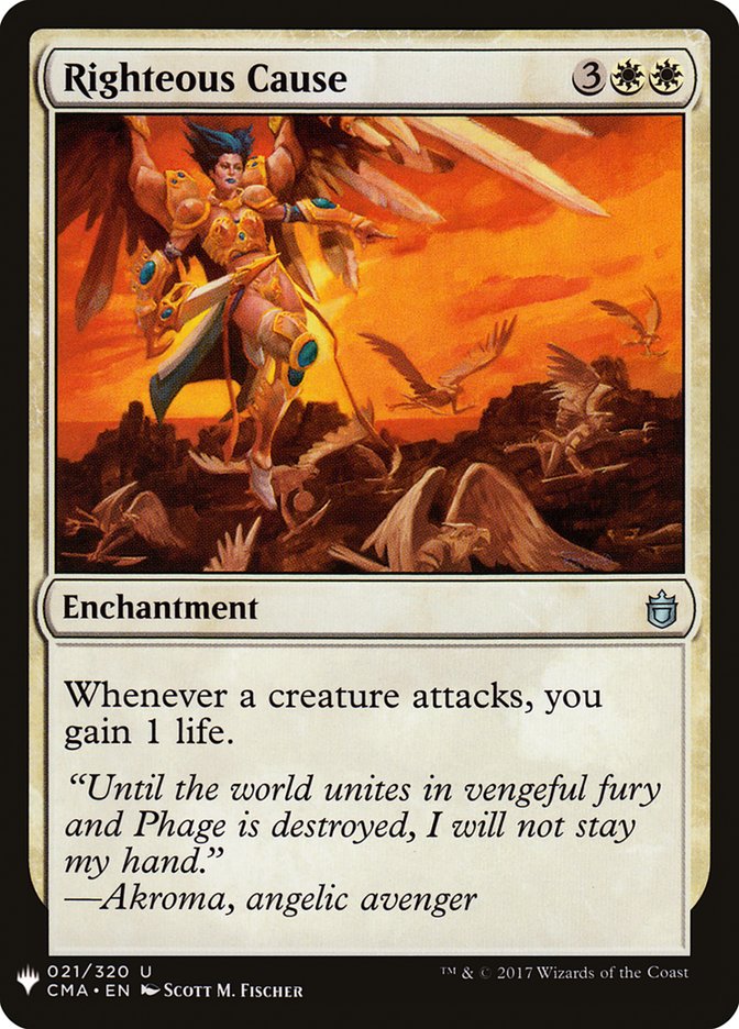Righteous Cause [Mystery Booster] | Rock City Comics