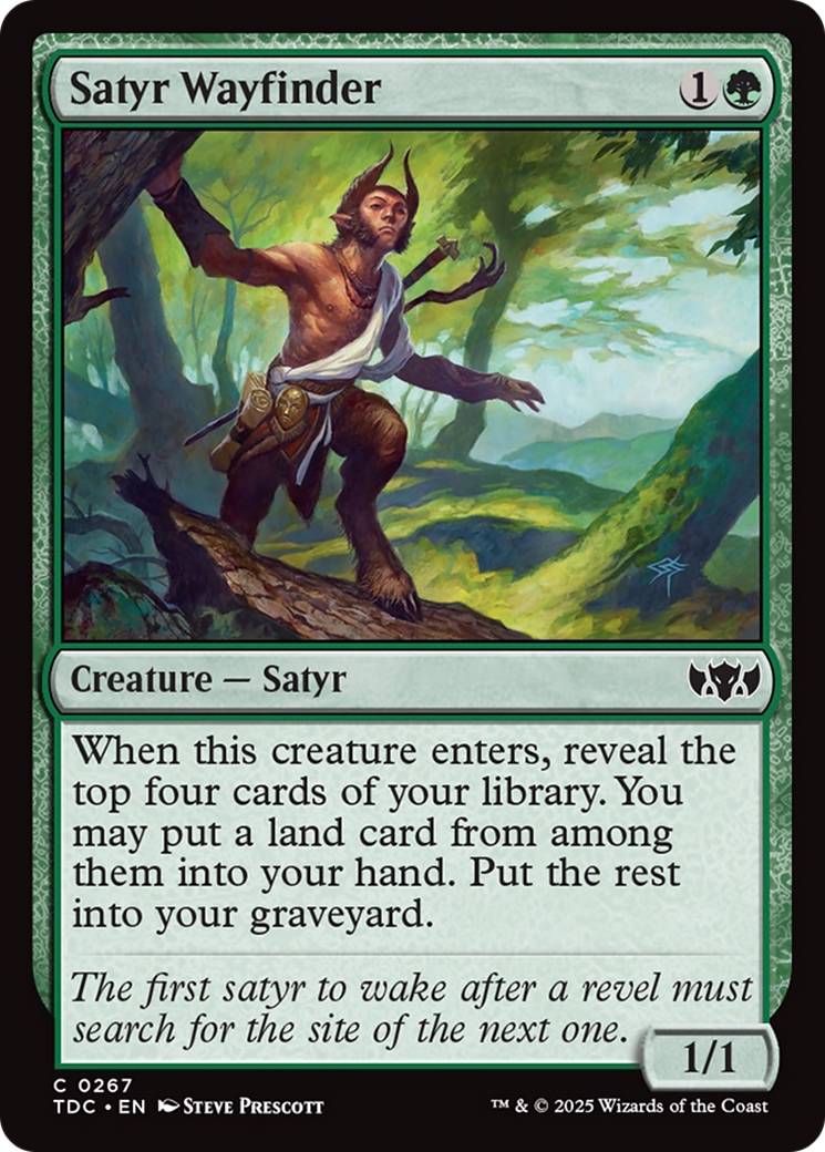 Satyr Wayfinder [Tarkir: Dragonstorm Commander] | Rock City Comics