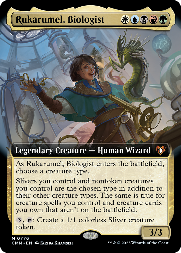 Rukarumel, Biologist (Extended Art) [Commander Masters] | Rock City Comics