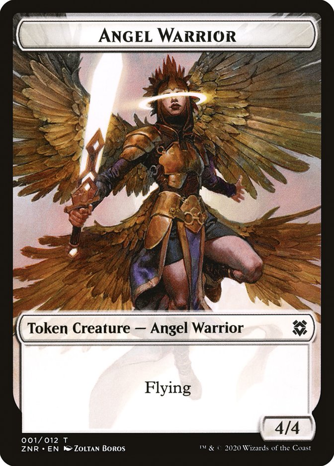 Angel Warrior Token [Zendikar Rising Tokens] | Rock City Comics
