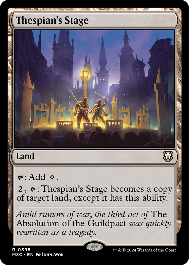 Thespian's Stage (Ripple Foil) [Modern Horizons 3 Commander] | Rock City Comics