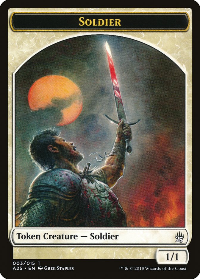 Soldier Token [Masters 25 Tokens] | Rock City Comics