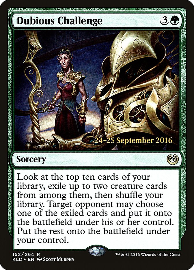 Dubious Challenge [Kaladesh Prerelease Promos] | Rock City Comics