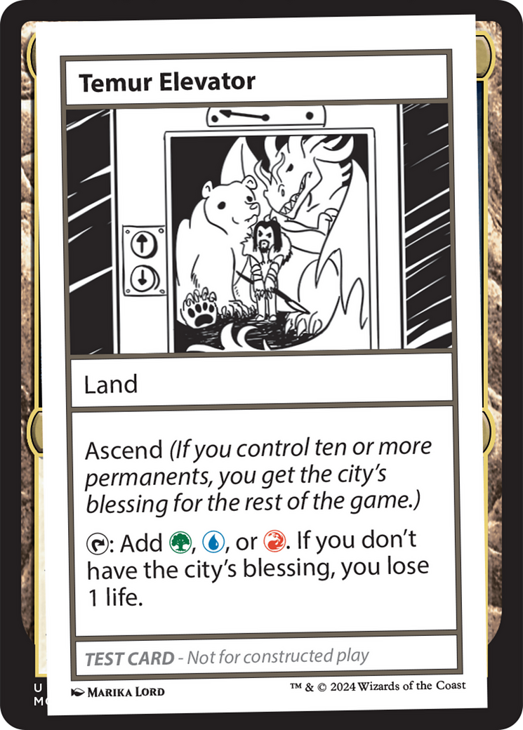 Temur Elevator [Mystery Booster 2 Playtest Cards] | Rock City Comics