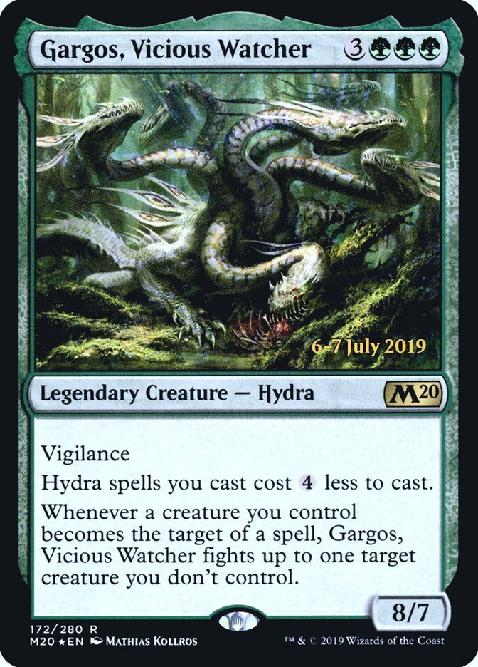 Gargos, Vicious Watcher [Core Set 2020 Prerelease Promos] | Rock City Comics