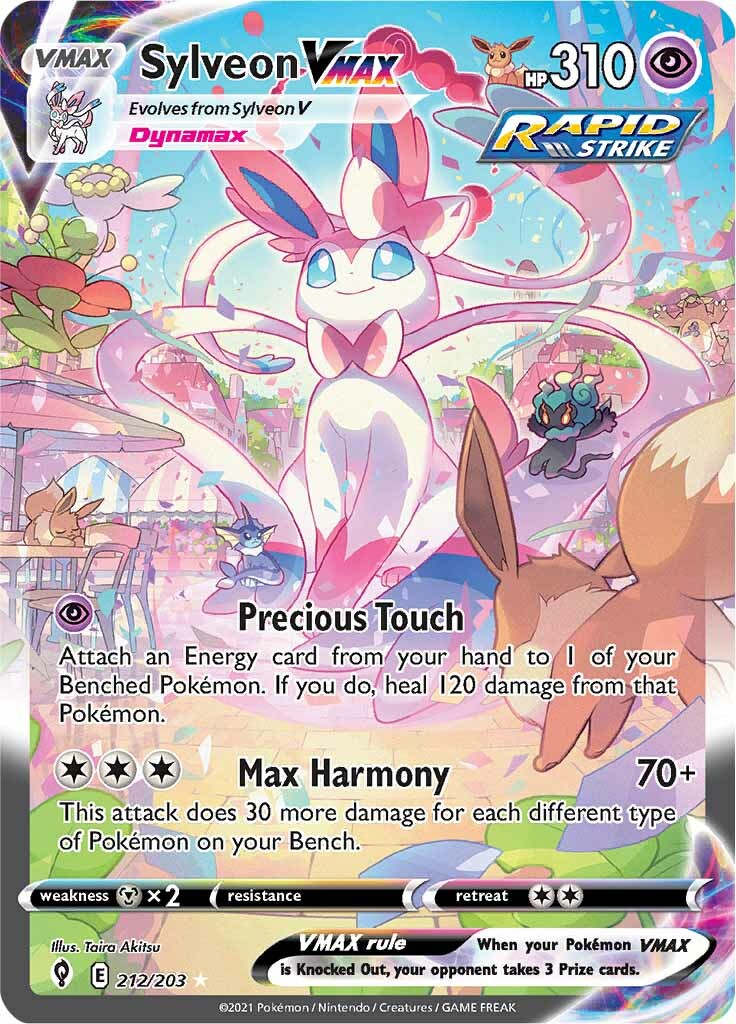 Sylveon VMAX (212/203) [Sword & Shield: Evolving Skies] | Rock City Comics