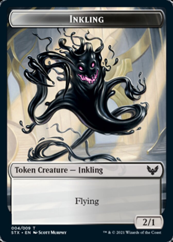 Inkling // Pest Double-Sided Token [Strixhaven: School of Mages Tokens] | Rock City Comics