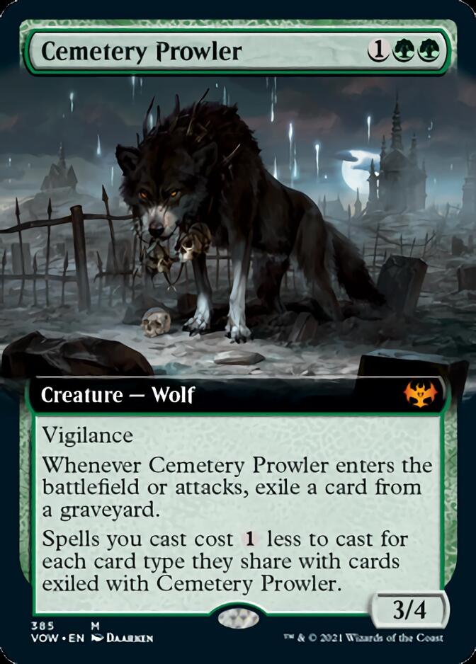 Cemetery Prowler (Extended Art) [Innistrad: Crimson Vow] | Rock City Comics