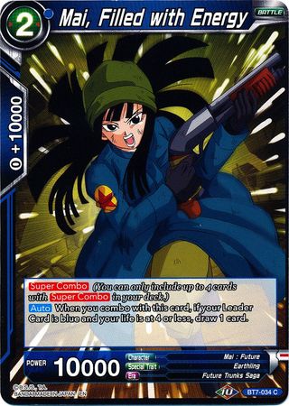 Mai, Filled with Energy (BT7-034) [Assault of the Saiyans] | Rock City Comics
