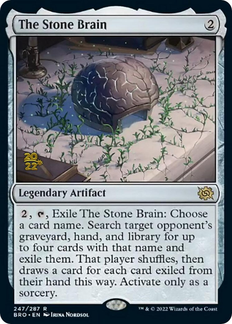 The Stone Brain [The Brothers' War Prerelease Promos] | Rock City Comics