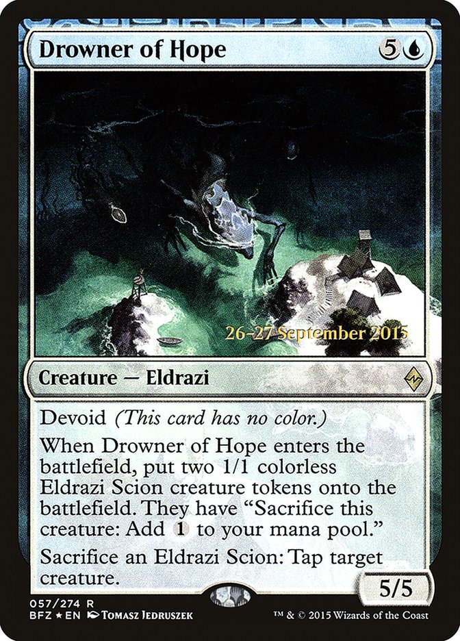 Drowner of Hope [Battle for Zendikar Prerelease Promos] | Rock City Comics