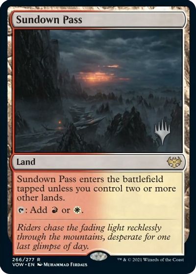 Sundown Pass (Promo Pack) [Innistrad: Crimson Vow Promos] | Rock City Comics