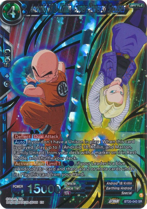 Android 18 & Krillin, Super-Powered Spouses (BT20-043) [Power Absorbed] | Rock City Comics