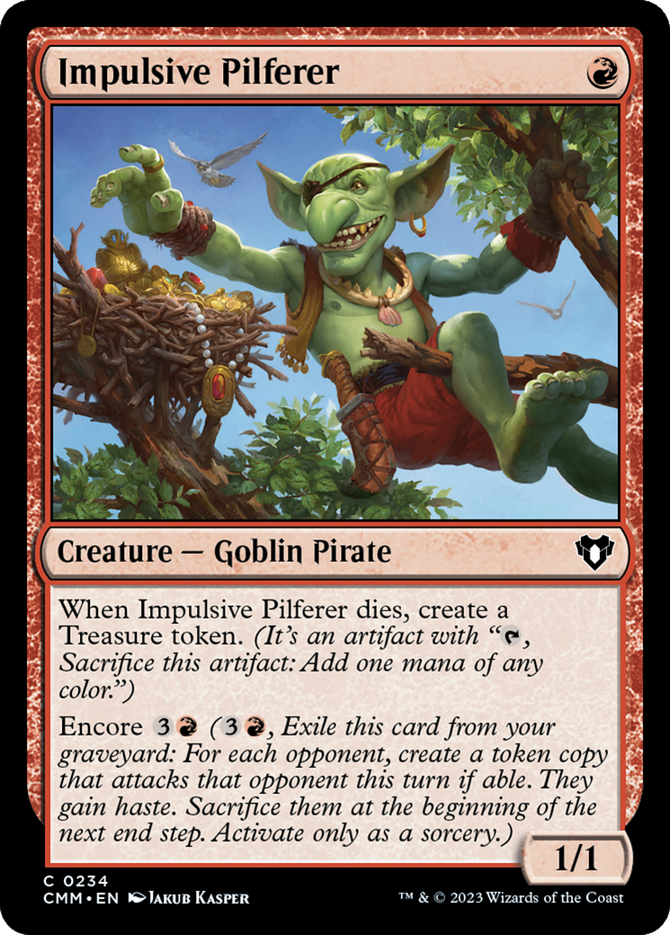 Impulsive Pilferer [Commander Masters] | Rock City Comics