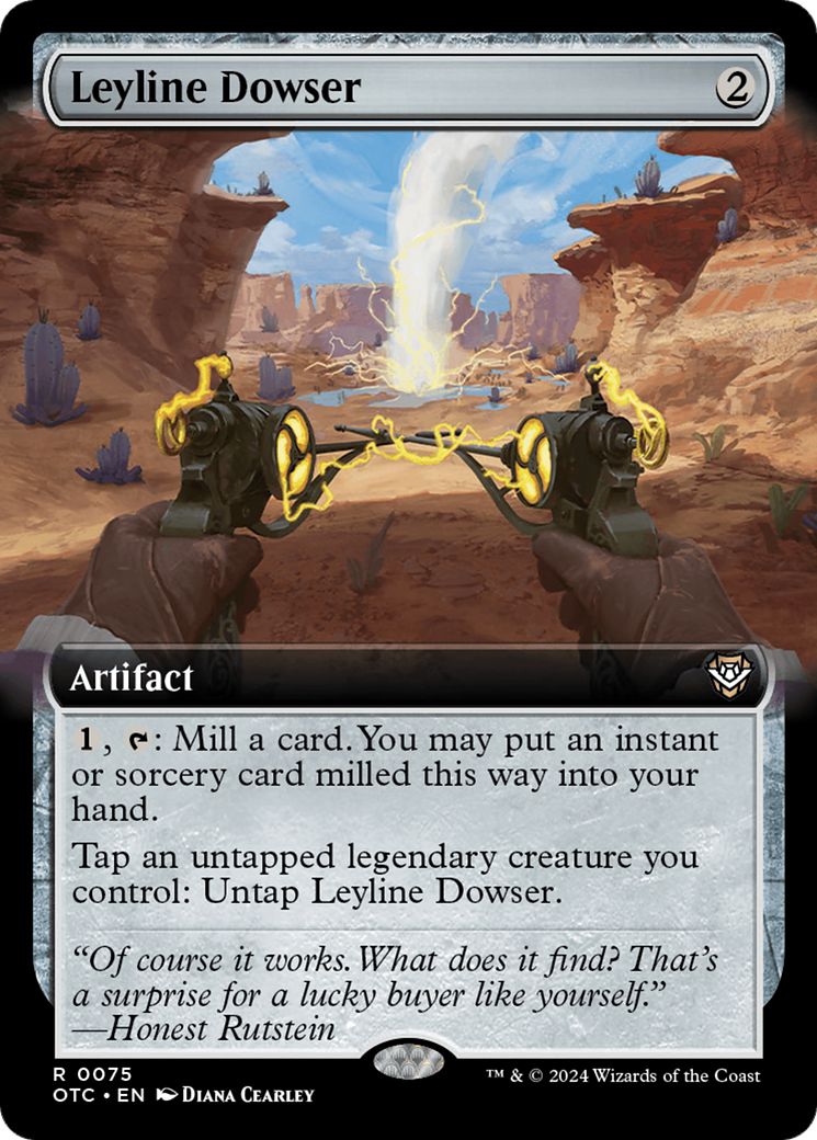 Leyline Dowser (Extended Art) [Outlaws of Thunder Junction Commander] | Rock City Comics