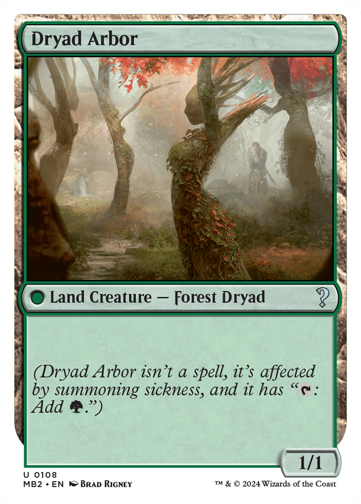 Dryad Arbor (White Border) [Mystery Booster 2] | Rock City Comics