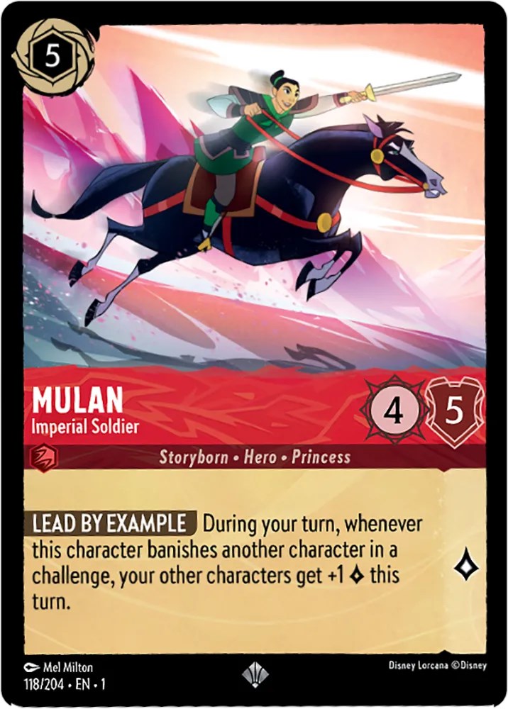 Mulan - Imperial Soldier (Oversized) (118/204) [The First Chapter] | Rock City Comics