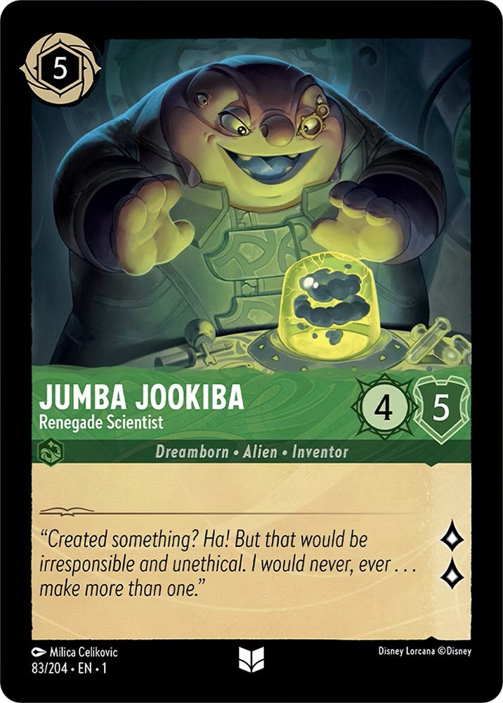 Jumba Jookiba - Renegade Scientist (83/204) [The First Chapter] | Rock City Comics