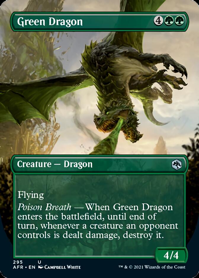 Green Dragon (Borderless Alternate Art) [Dungeons & Dragons: Adventures in the Forgotten Realms] | Rock City Comics