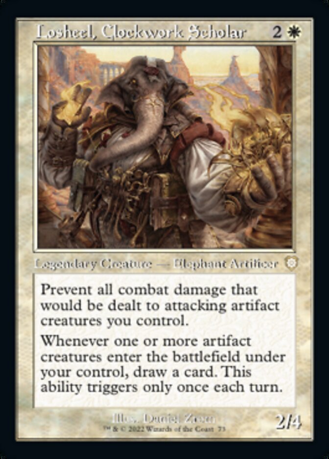 Losheel, Clockwork Scholar (Retro) [The Brothers' War Commander] | Rock City Comics