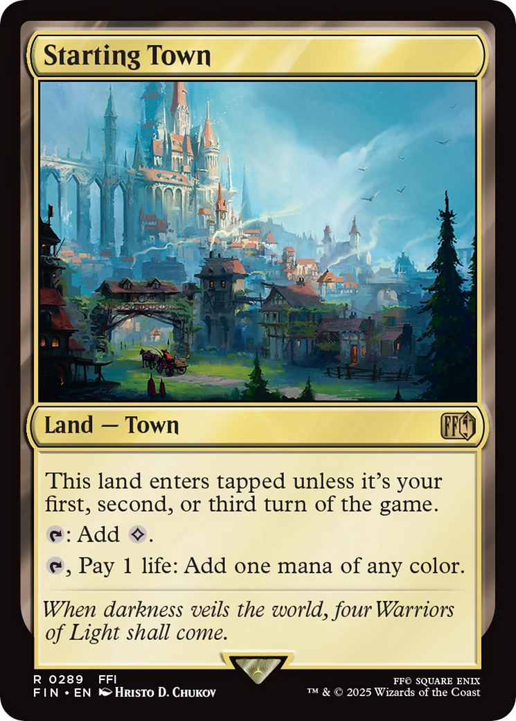 Starting Town [FINAL FANTASY] | Rock City Comics