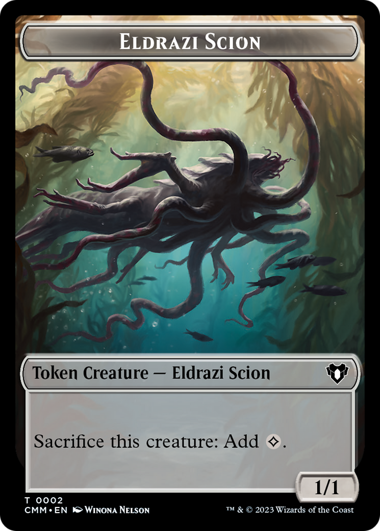 Eldrazi Scion // Myr Double-Sided Token [Commander Masters Tokens] | Rock City Comics