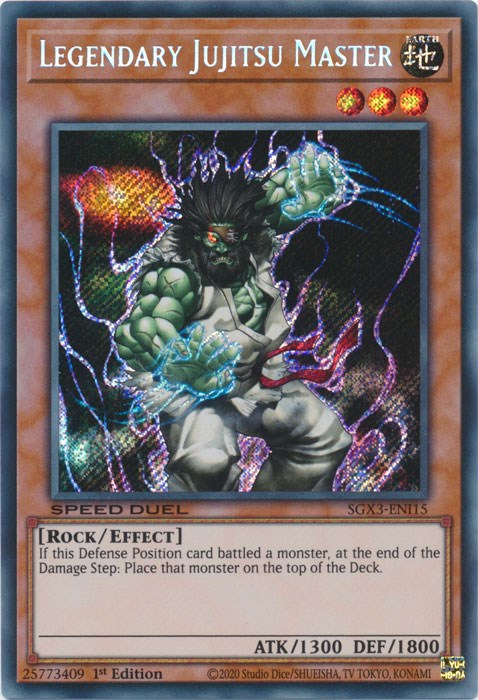 Legendary Jujitsu Master [SGX3-ENI15] Secret Rare | Rock City Comics