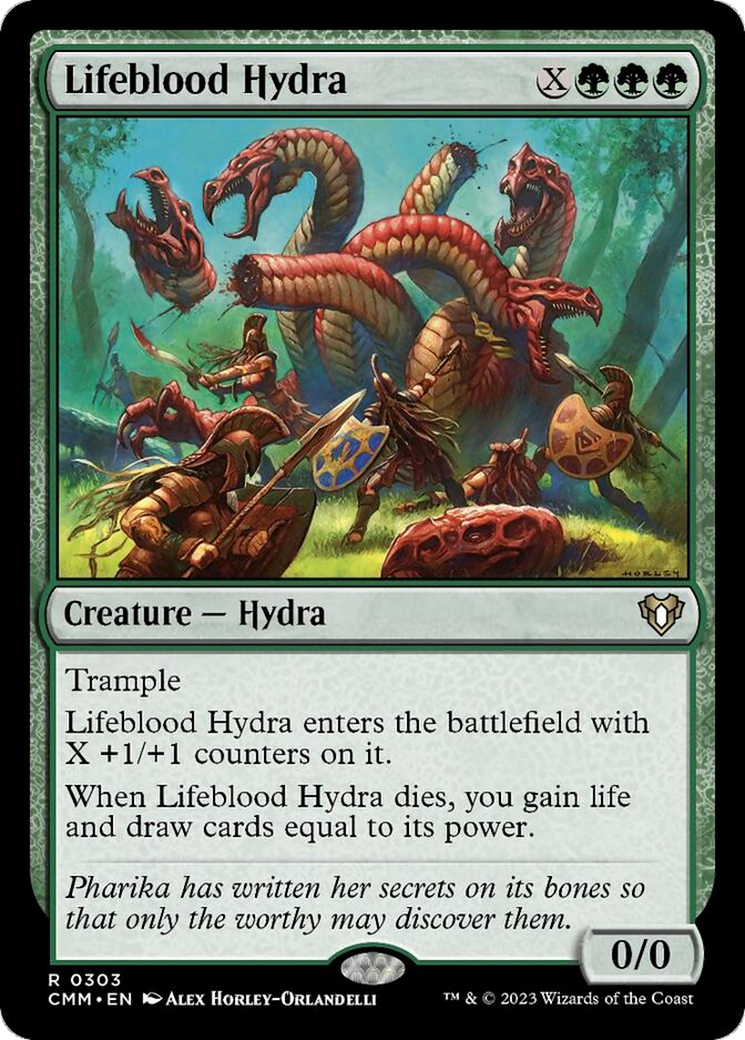 Lifeblood Hydra [Commander Masters] | Rock City Comics