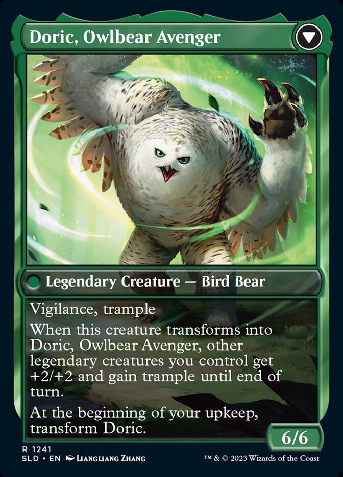 Doric, Nature's Warden // Doric, Owlbear Avenger [Secret Lair Drop Series] | Rock City Comics
