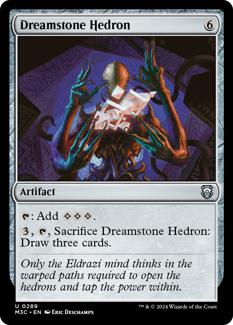 Dreamstone Hedron (Ripple Foil) [Modern Horizons 3 Commander] | Rock City Comics