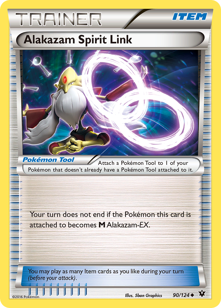 Alakazam Spirit Link (90/124) [XY: Fates Collide] | Rock City Comics