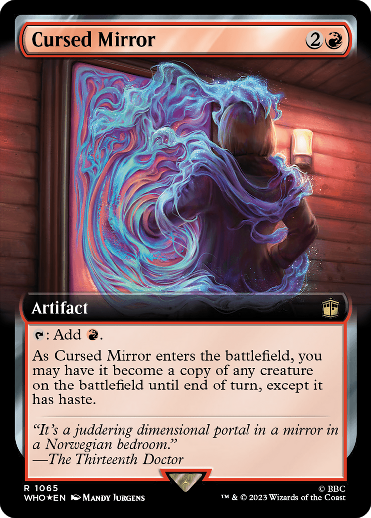 Cursed Mirror (Extended Art) (Surge Foil) [Doctor Who] | Rock City Comics