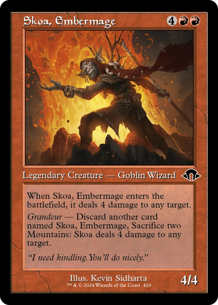 Skoa, Embermage (Retro) [Modern Horizons 3] | Rock City Comics