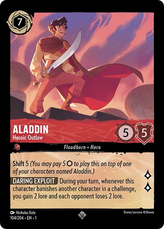 Aladdin - Heroic Outlaw (104/204) [The First Chapter] | Rock City Comics