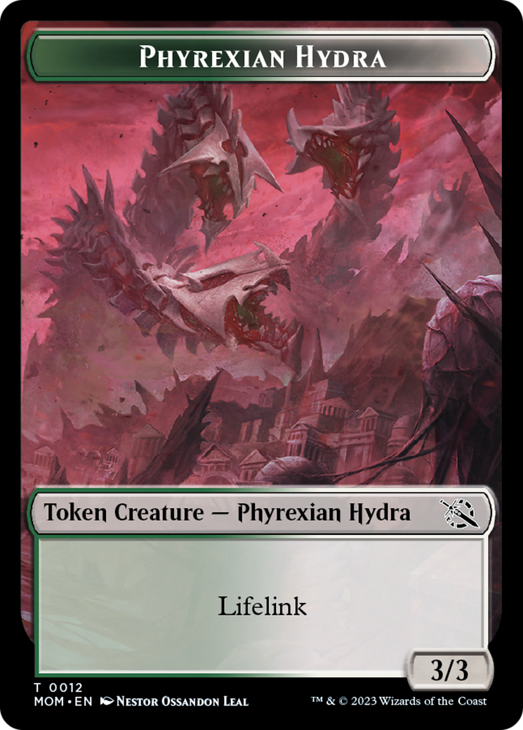 Phyrexian Hydra Token (12) [March of the Machine Tokens] | Rock City Comics