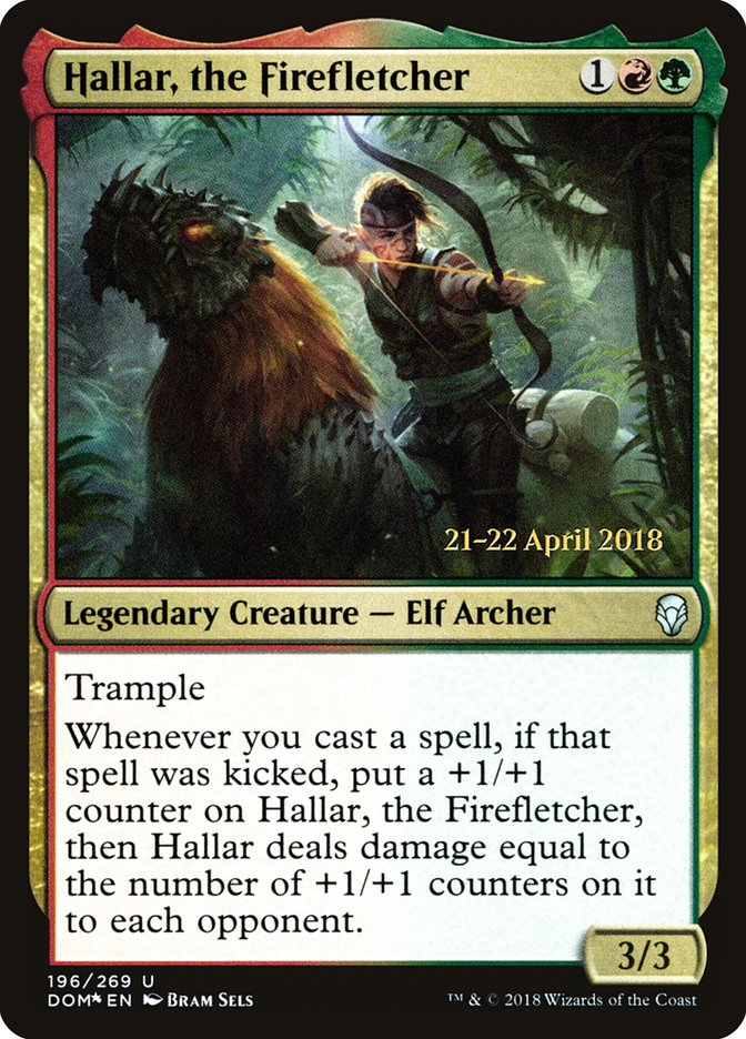 Hallar, the Firefletcher [Dominaria Prerelease Promos] | Rock City Comics