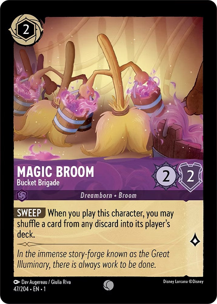 Magic Broom - Bucket Brigade (47/204) [The First Chapter] | Rock City Comics