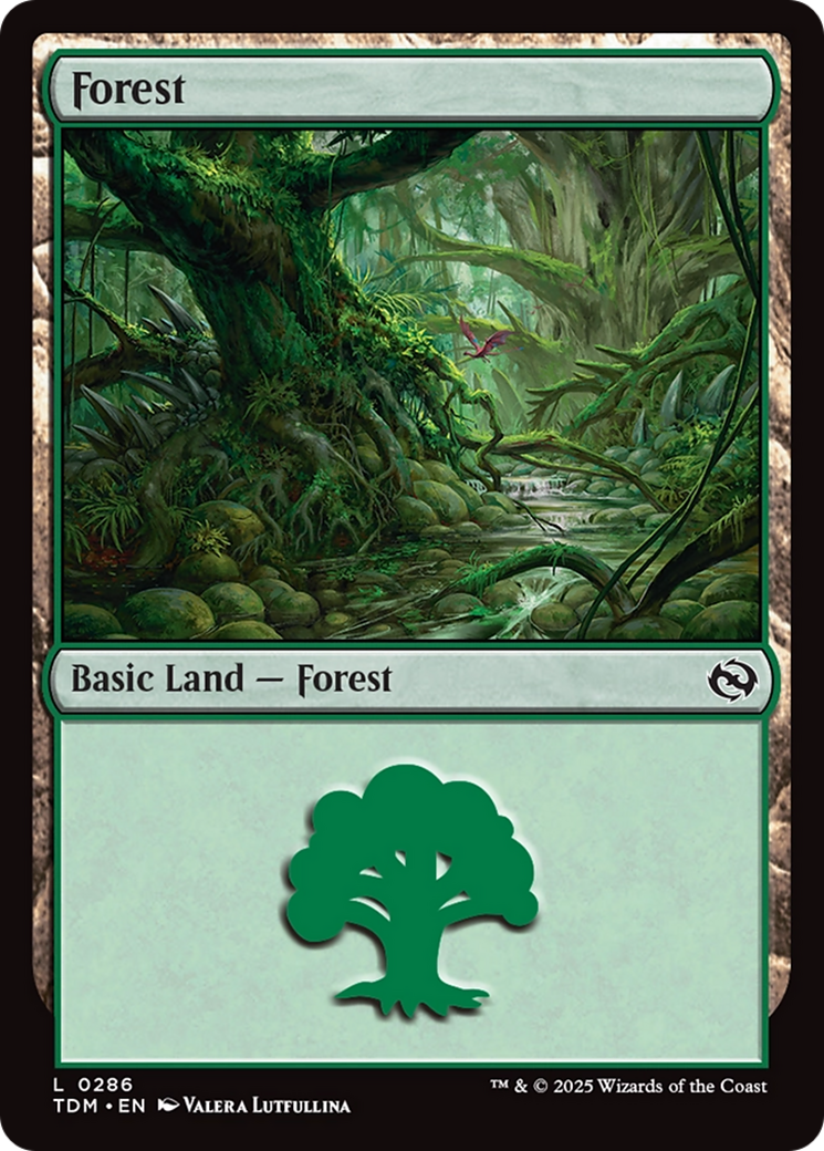 Forest (0286) [Tarkir: Dragonstorm] | Rock City Comics