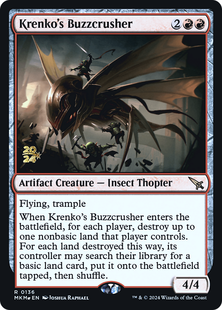 Krenko's Buzzcrusher [Murders at Karlov Manor Prerelease Promos] | Rock City Comics