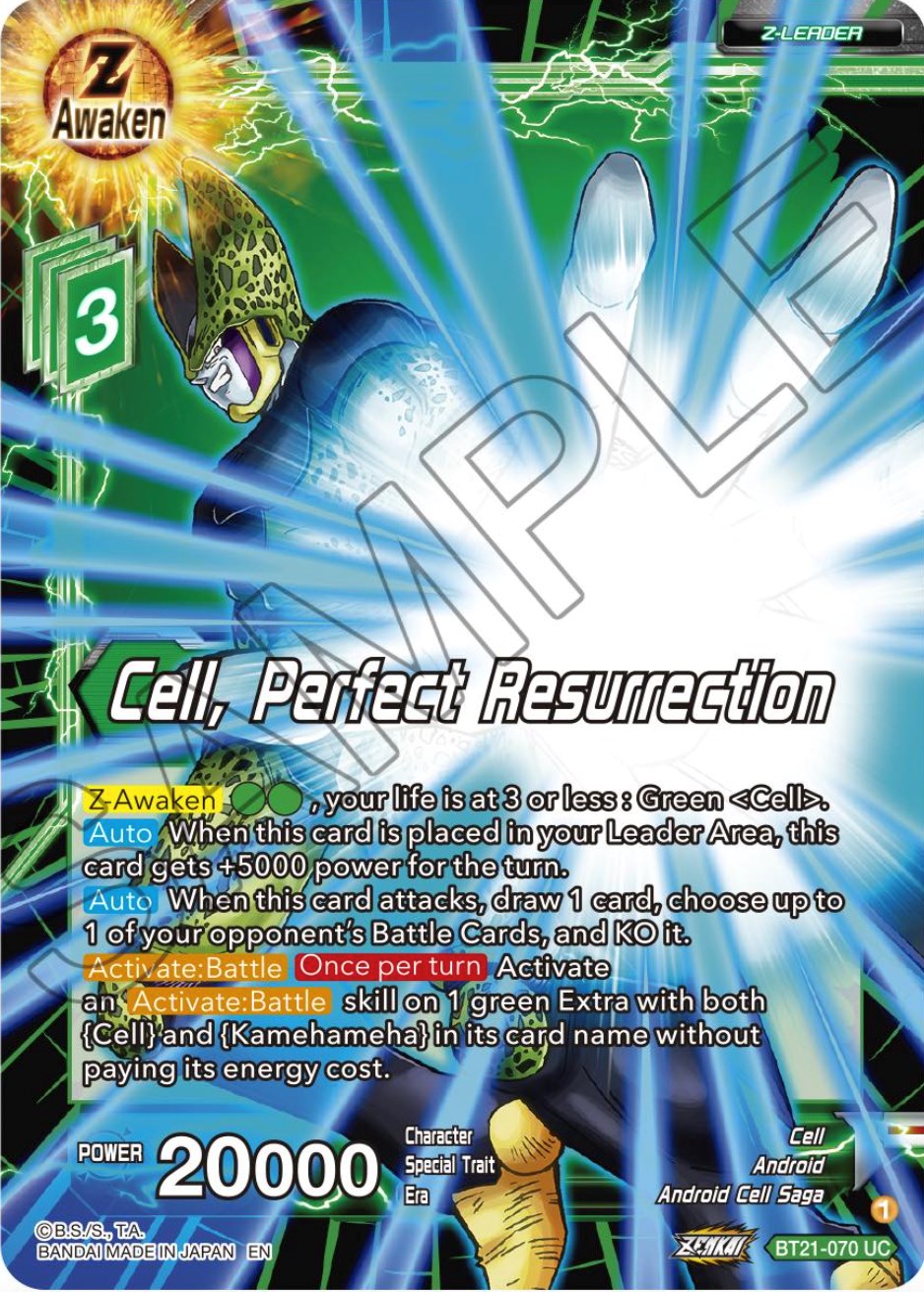 Cell, Perfect Resurrection (BT21-070) [Wild Resurgence] | Rock City Comics