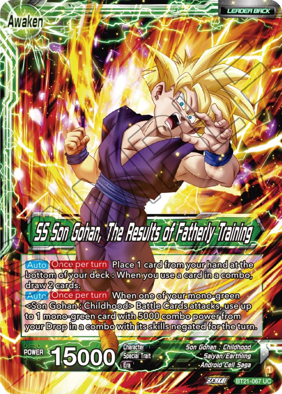 Son Gohan // SS Son Gohan, The Results of Fatherly Training (BT21-067) [Wild Resurgence] | Rock City Comics