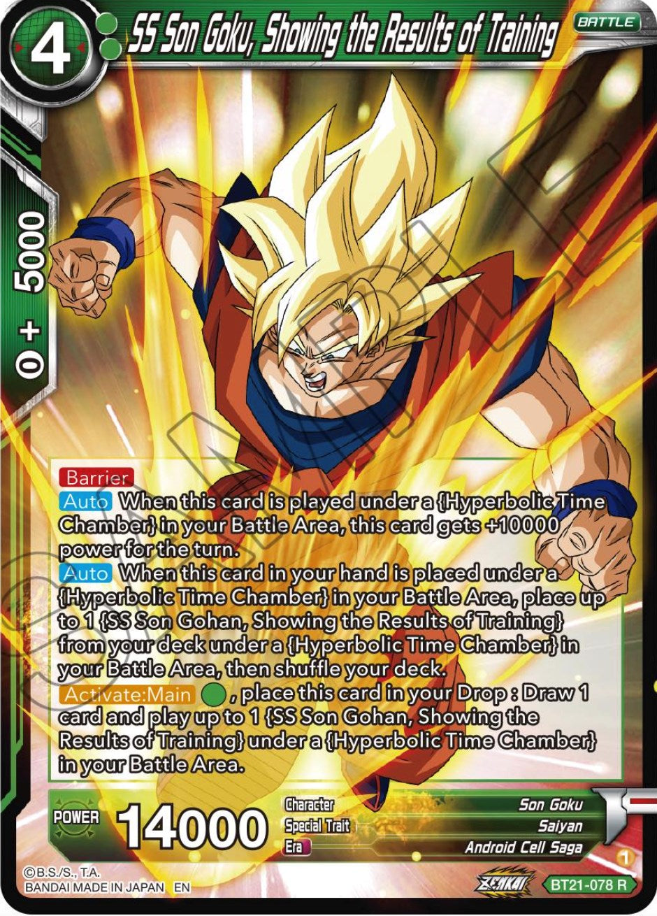 SS Son Goku, Showing the Results of Training (BT21-078) [Wild Resurgence] | Rock City Comics