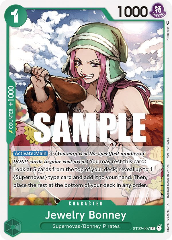 Jewelry Bonney (Tournament Pack Vol. 3) [Participant] [One Piece Promotion Cards] | Rock City Comics