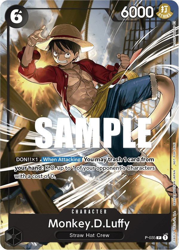 Monkey.D.Luffy (Pirates Party Vol. 3) [One Piece Promotion Cards] | Rock City Comics