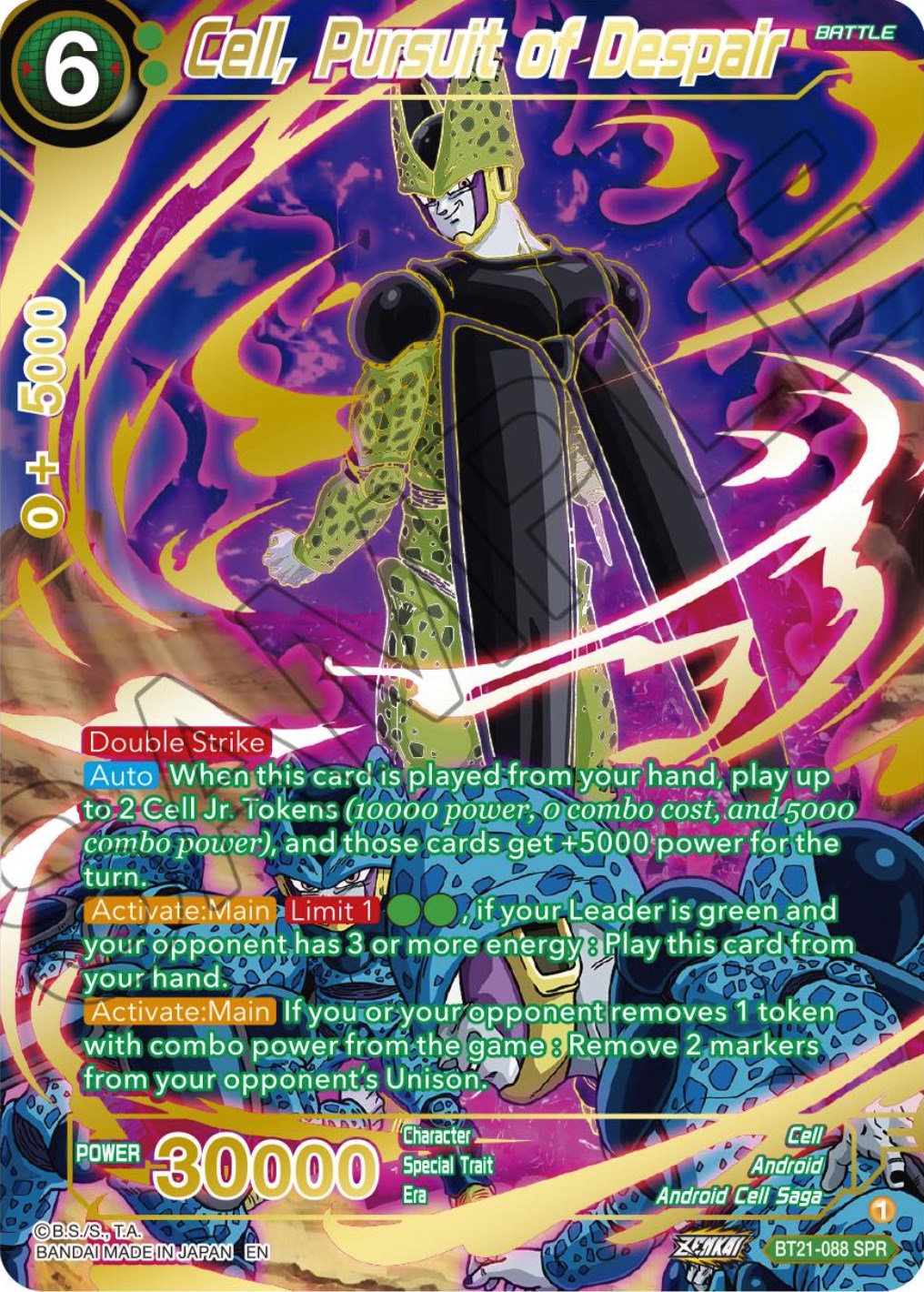 Cell, Pursuit of Despair (SPR) (BT21-088) [Wild Resurgence] | Rock City Comics