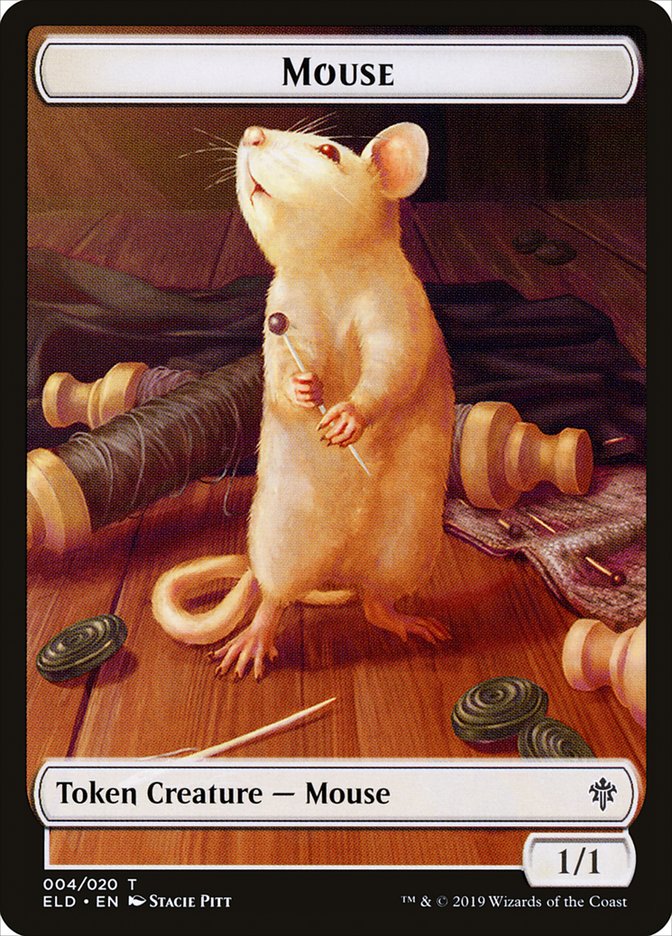 Mouse Token [Throne of Eldraine Tokens] | Rock City Comics