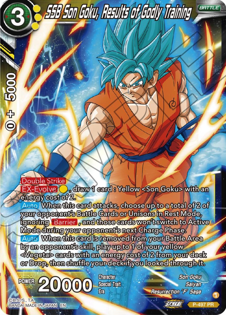 SSB Son Goku, Results of Godly Training (P-497) [Promotion Cards] | Rock City Comics