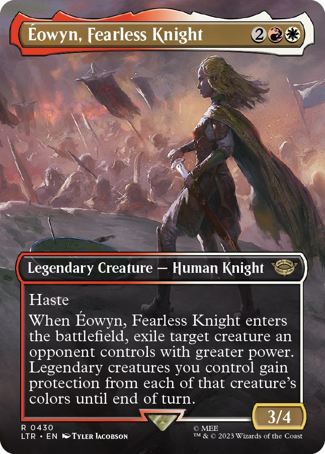 Eowyn, Fearless Knight (Borderless Alternate Art) [The Lord of the Rings: Tales of Middle-Earth] | Rock City Comics