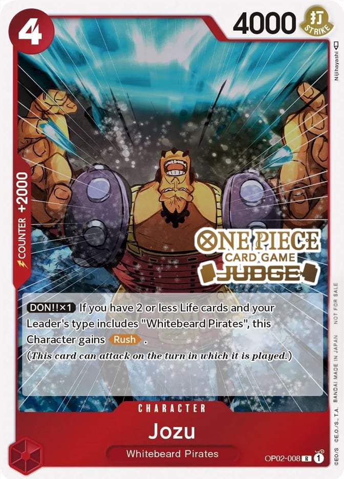 Jozu (Judge) [One Piece Promotion Cards] | Rock City Comics